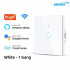 Tuya WiFi 1 Gang Smart Touch Switch White Color (Latest Edition)